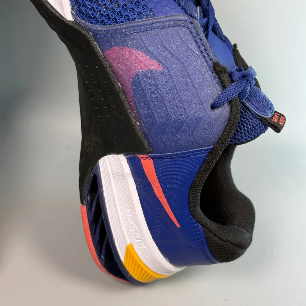 Nike Metcon 7 Mens 9.5 9 1/2 Crossfit Training Shoe Blue Orange Sneaker Low Lace